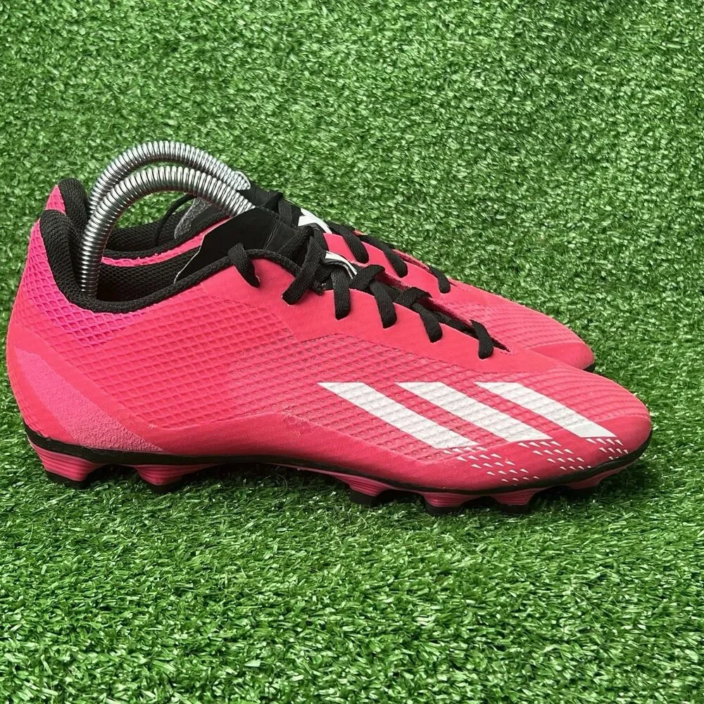 Adidas X Speedportal 4 FGX Soccer Cleats Men's US 7 / EU 39.5 Pink & Black Boots